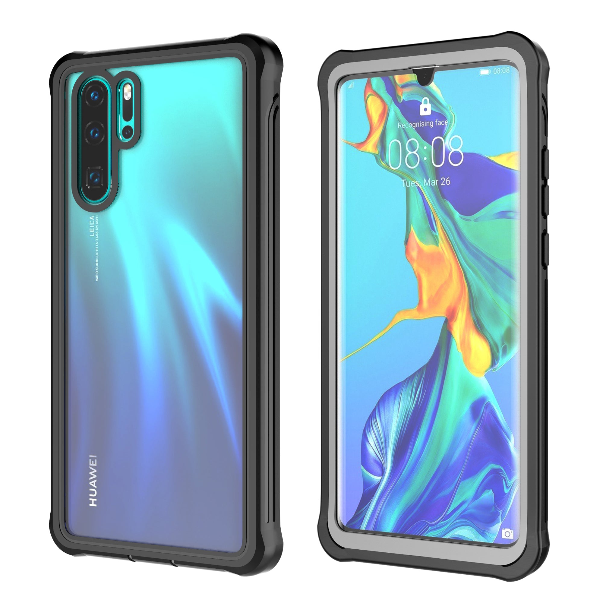 Full Body Protection Hard PC Phone Shell with PET Screen Film for Huawei P30 Pro Full Body Protection Hard PC Phone Shell with PET Screen Film for Huawei P30 Pro